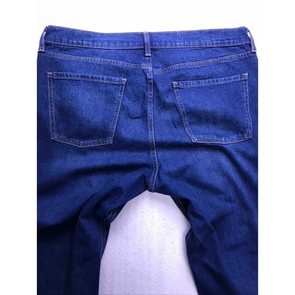 Old Navy Wow Boyfriend Jeans Women 14 Blue Excellent Mid-Rise Dark Wash Denim - Picture 6 of 10